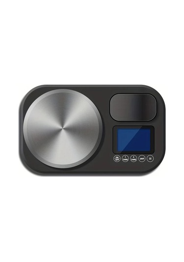 Fochsia Edospor Mutfak Terazisi 0.1g Hassas Gram Gümüş Gri Tare Fonksiyonlu Kompakt Gümüş Grisi