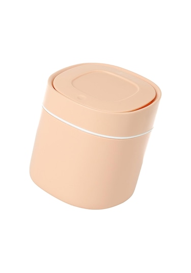 Suntek Magideal Magideal Mini Masaüstü Çöp Kutusu Sepeti Kovası Ev Pembe