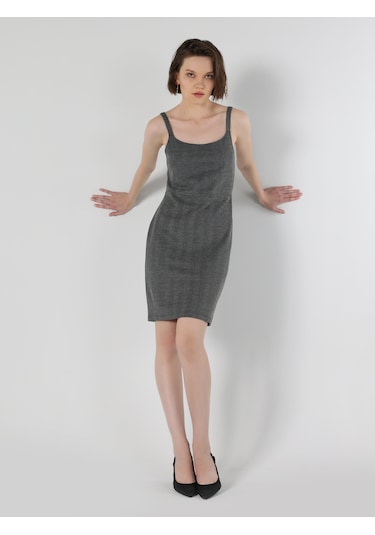 Colin's Antrasit Kadın Elbise CL1060605_Q1.V2_ANT