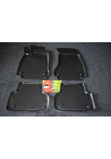 Audi A4 B9 Sd L.Locker 3D Havuzlu Paspas Siyah