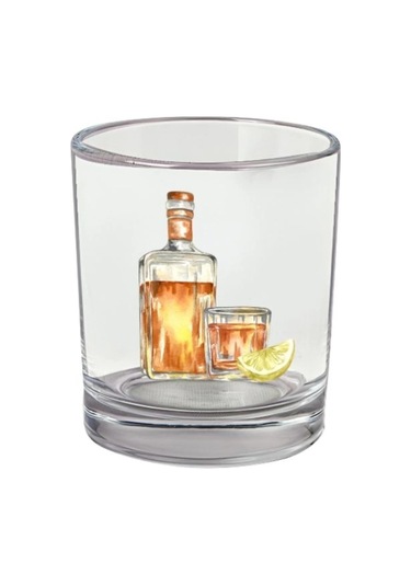 Viski Baskılı Viski Bardağı - Viski Bardağı
