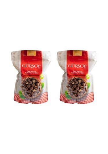 Gürsoy Kavrulmuş Kabuklu Fındık Doypack 2 x 500 G