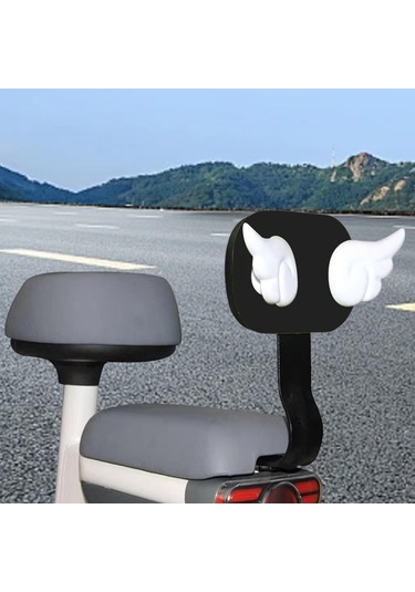 Suntek Jenerik Elektrikli Bisiklet Arka Sırtlık Desteği Siyah Siyah