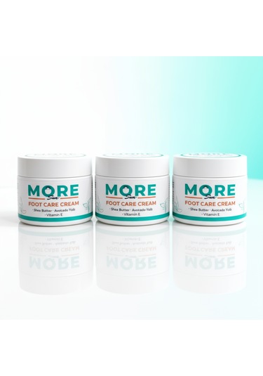 Moresun Foot Care Cream Ayak Topuk Bakım Kremi 3'lü