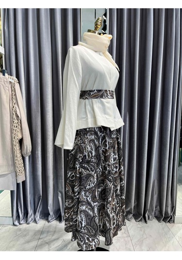 Hewes Keten Etekli Takım - Kahverengi - 1 Kahverengi