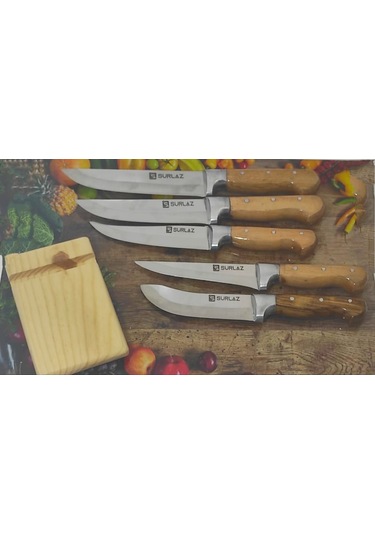 Sürlaz et Kasap Mutfak Bıçağı 5'li Set Sdf-0317