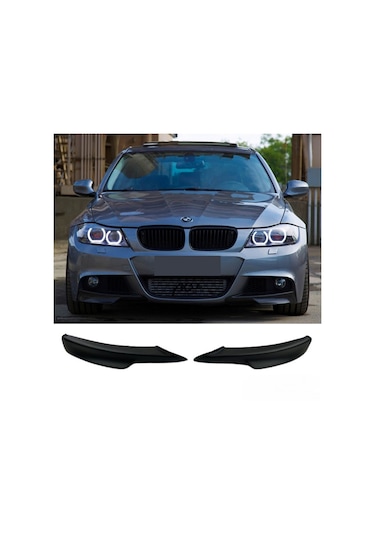BMW E90 2009-2012 LCİ PLASTİK PARLAK SİYAH ÖN FLAP