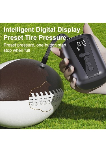 Jialan Dijital Top Hava Pompası İle Led Işık Kablosuz Şişirme