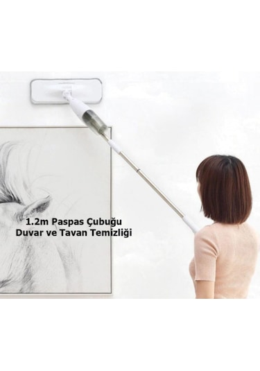 Deerma 360 Derece Dönen Su Püskürtmeli Sprey Paspas