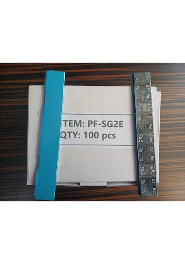 Yapıştırma Balans Kurşunu, Galvaniz Sac Üzeri Geniş Mavi Bantlı, 5-10 Gr 100 Ad/pk , 4 Pk 24kg Koli