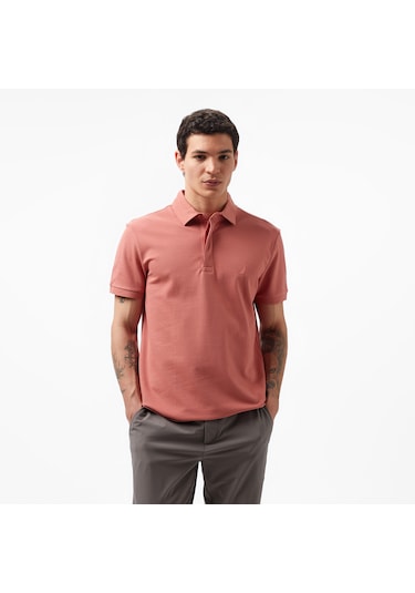 Nautica Erkek Kahverengi Slim Fit Polo Düz K35062t Kahverengi