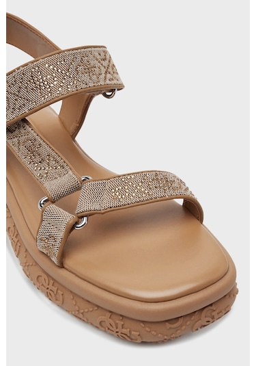 Guess Bayan Sandalet Fljld2 Fal03 Beıbr Kahve-bej Kahve-bej Kahverengi - Bej