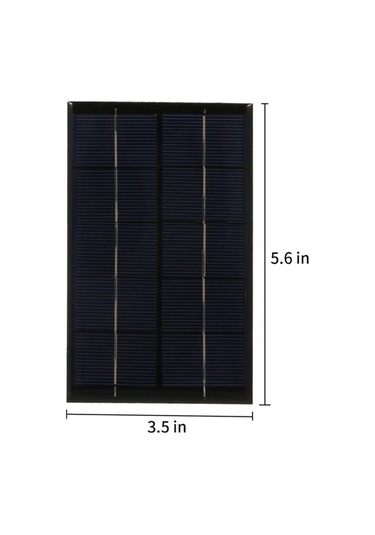 Pazly 2.5w/5v Taşınabilir Usb Güneş Şarj Cihazı Monokristalin Panel Kamp Seyahat Şarjı
