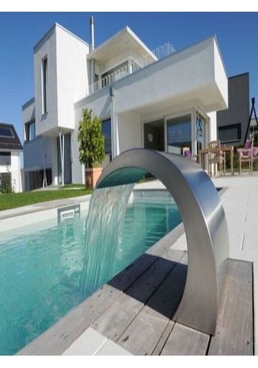 DEV PASLANMAZ 400x1000 mm Lüks Model Havuz Şelale AISI 304 Kalite