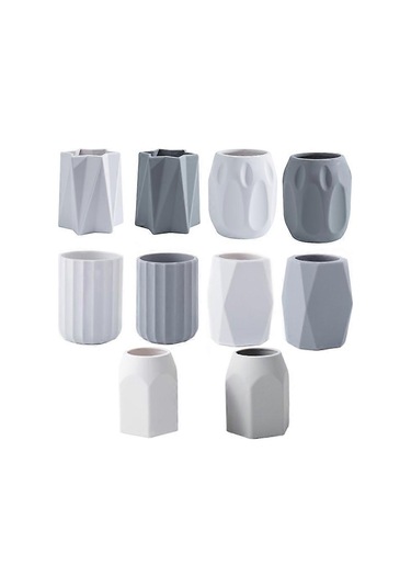 Ganzhoushop Masaüstü Basit Kozmetik Kalem Saklama Öğrenci Kalem Tutucu Kırtasiye Kutusu