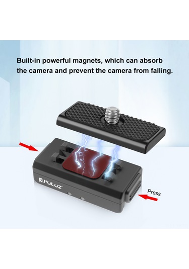 Yifomall Insta360 Ace/ace Pro İçin Puluz Pu965b Alüminyum Manyetik Hızlı Çıkarılabilir Taban