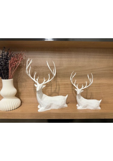 Beyaz Geyik Biblo 2 Li