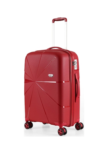 Ççs 5264 Büyük Orta 2 Li Valiz Seti Bordo
