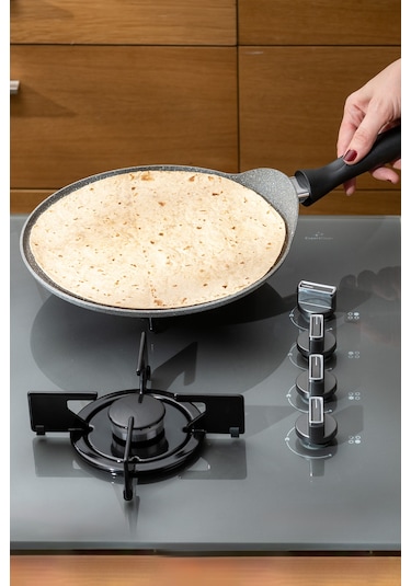 Emsan Rosa Granit Krep Tavası Gri