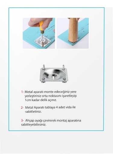Tsmpapel Koltuk Ayağı - Baza Ayağı - Ahşap Ayak - Mobilya Ayağı (500823836)