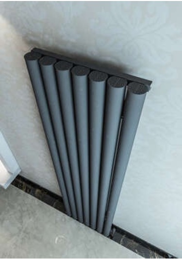 Warma Ula Dikey Alüminyum Radyatör 485x1800 Pütürlü Antrasit 7946