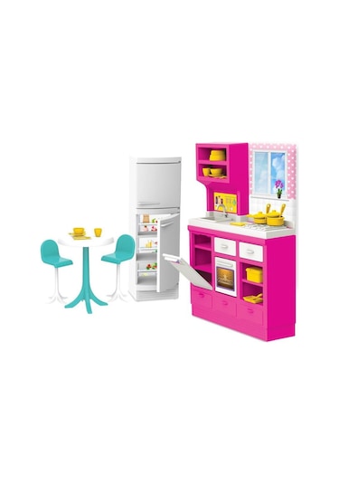 Fen Toys Linda'nın Aksesuarlı Oyuncak Aşçı Mutfak Seti