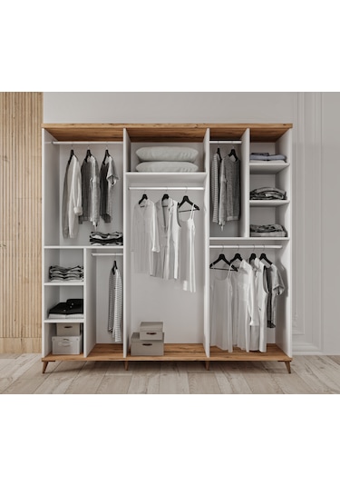 Nevada 6 Kapaklı Komple Mdf Yatak Odası Takımı