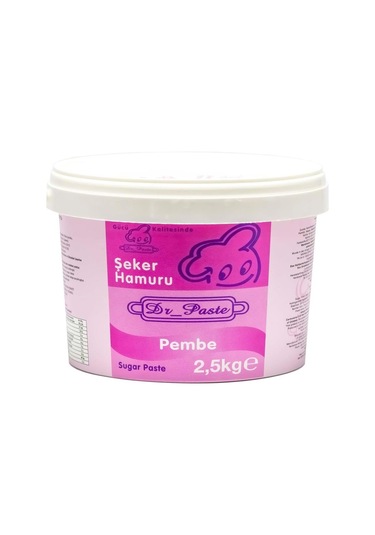 Dr Paste Şeker Hamuru  2,5 kg - Pembe