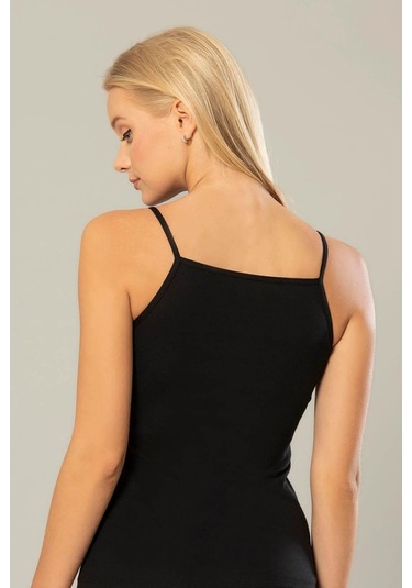 Erdem Kadın Ribana İp Askılı Atlet 2153 - 3 Adet 001