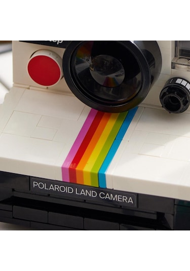 LEGO® Ideas Polaroid OneStep SX-70 Kamera 21345-Yetişkinler için Dekoratif ve Sergilenebilir Model Yapım Seti - 516 Parça