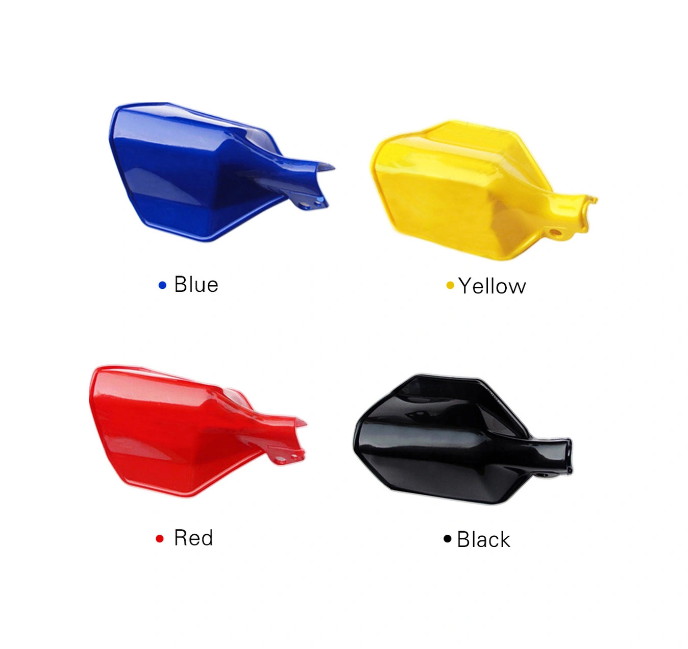 Yunboo Motosiklet, Atv Ve Dirt Bike İçin 22/28mm Direksiyon Koruyucusu - Rüzgar Ve Yaralanmalardan Koruma - Siyah Abs Malzeme