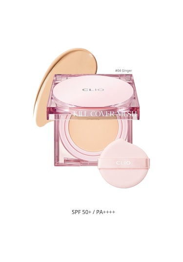 Clio Kill Cover Mesh Glow Cushion + Refill SPF50+ 4 Ginger