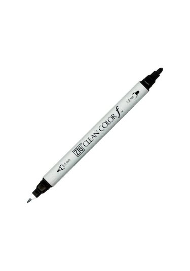 Zig Clean Color F Çift Uçlu Kalem 010 Black