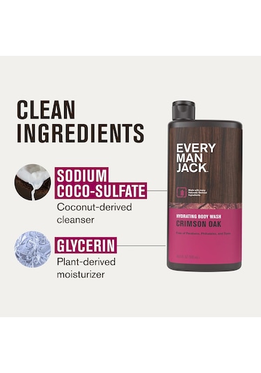 Every Man Jack Crimson Oak Nemlendirici Duş Jeli 500ml Diğer