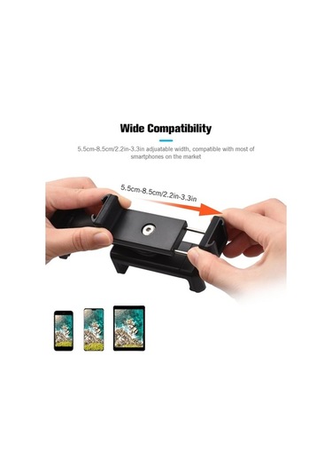 Novahub Çok Fonksiyonlu Akıllı Telefon Video Kiti, 2 Telefonlu Tripod Montaj, Led Işık Ve Mikrofon Dahil