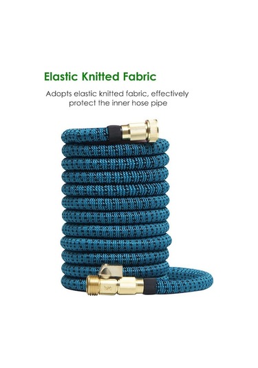 Pazly Genişletilebilir Bahçe Hortumu, Pratik Esnek Su Hortumu - Zemin Yıkama, Bahçe Sulama, Hayvan Temizliği, Memeli Bağlantı