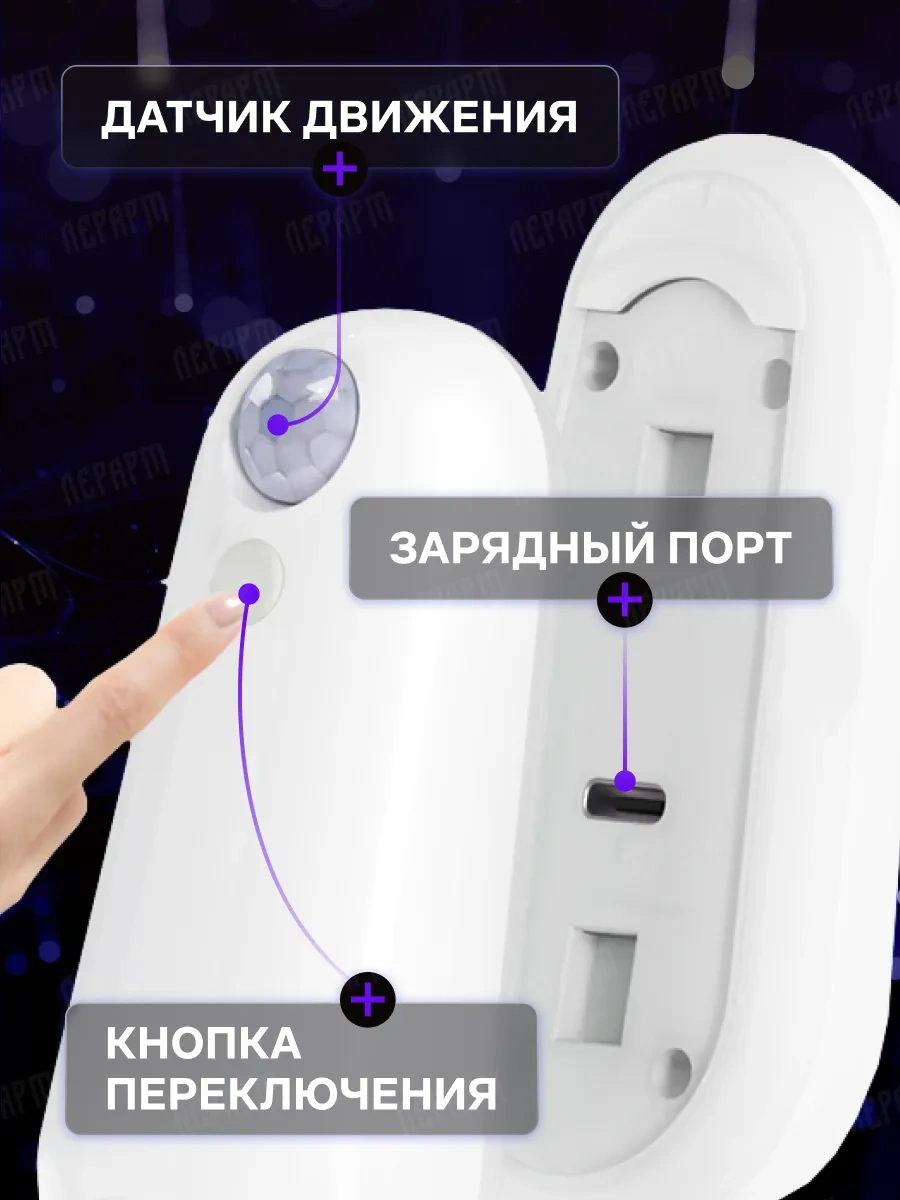 Lerart Hareket Sensörlü Tuvalet Arkası Aydınlatma 250599178 Beyaz