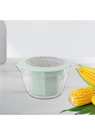 Suntek Mısır Soyma Aleti Ev Aileleri İçin Taşınabilir Mutfak Açık Yeşil