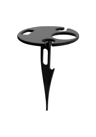 Dancemonkey Açık Taşınabilir Katlanır Şarap Masası Siyah Plaj Masası Siyah