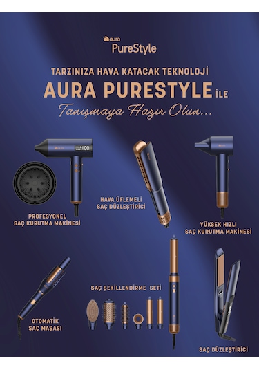 Purestyle Au1002mb Hava Üflemeli Saç Düzleştiricisi