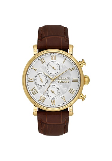 Mıchael Tommy Erkek Kol Saati Mt-20317g-kksb53 Gold