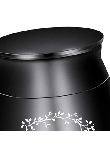 Homyl Pet Urn Cenaze Köpekleri Dekoratif Urns Kediler Siyah Altın
