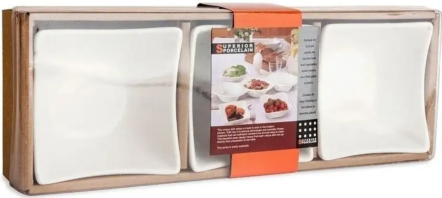 Good Sale Seramik Sosluk Seti 3 Parça, Hediye Paketinde 11279697 Beyaz