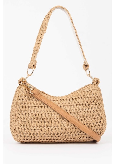 Defacto Kadın Hasır El Çantası B9034axnsbg311 Bej