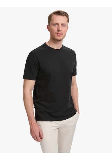 Pierre Cardin Erkek Siyah Tişört Basic 50325299-vr046