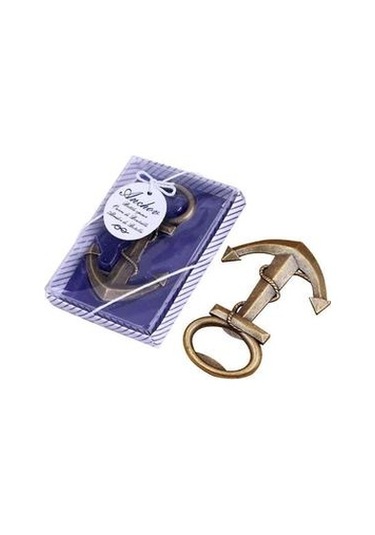 1 Adet Tekne Çapa Şişe Açacağı Seyahat Uygun Bira Şişe Açacağı Düğün Misafir İadeleri Altın - Beyaz