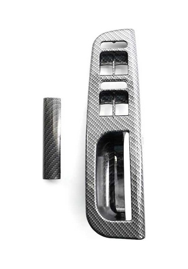 Besthome1 Sağ Direksiyonlu Vw Golf 4 Ve Passat B5 İçin Karbon Desenli Kapı Tutamağı Ve Pencere Anahtar Paneli 1-gang 1-gang