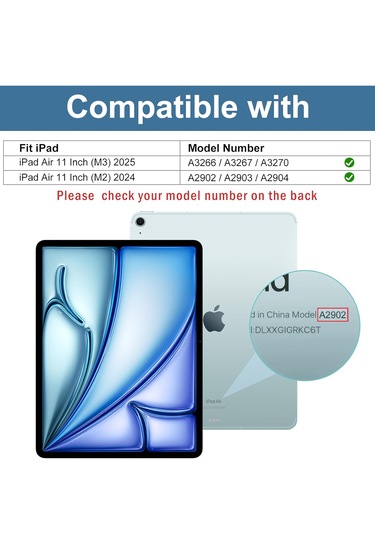 Ipad Air 7. Nesil M3 Ve 6. Nesil M2 11 Inç Uyumlu Temperli Ekran