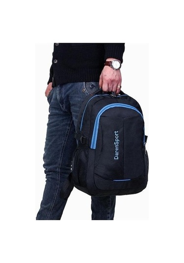 Aubyhe Erkek Çift Askılı Sırt Çantası - Öğrenci/seyahat/notebook İçin Büyük Kapasiteli, Siyah Küçük Boy Diğer