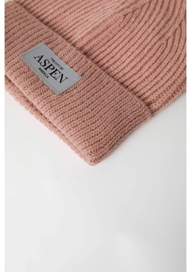 DeFacto Kadın Şehir Temalı Dokuma Etiketli Bere C6950AX24WNPN10